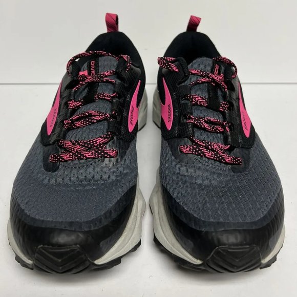 Brooks Women's Divide 2 Trail Running Shoes Gray Size 7.5 M - Picture 3 of 6